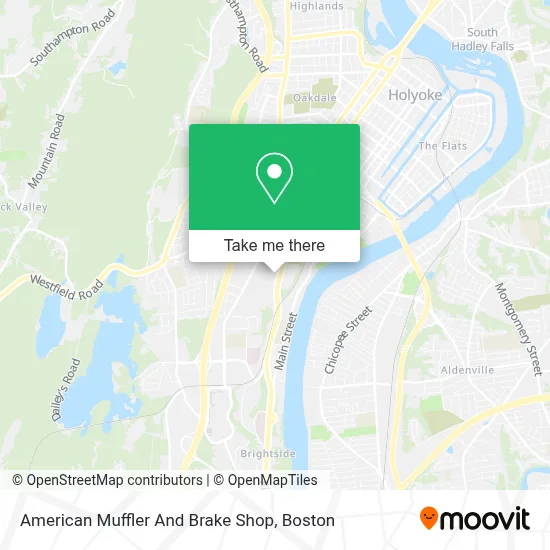 American Muffler And Brake Shop map