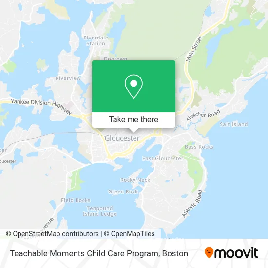 Teachable Moments Child Care Program map