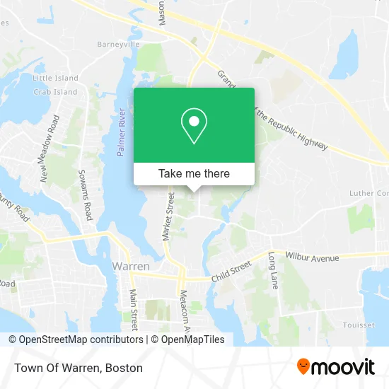 Town Of Warren map