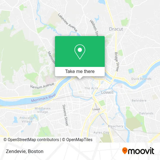 Zendevie map