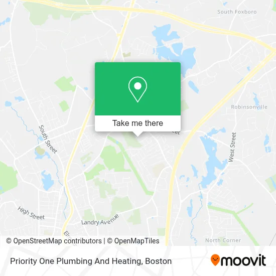 Priority One Plumbing And Heating map