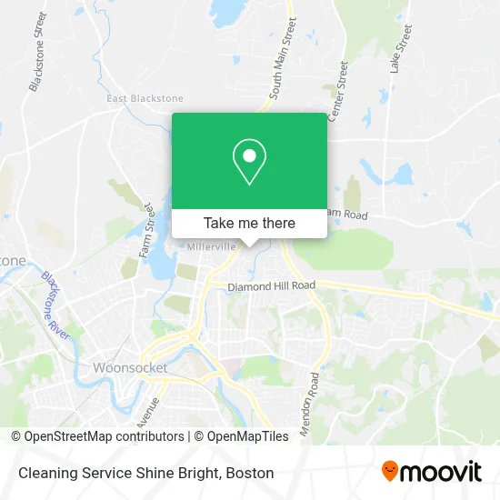 Cleaning Service Shine Bright map