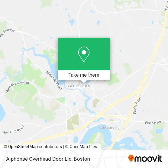 Alphonse Overhead Door Llc map