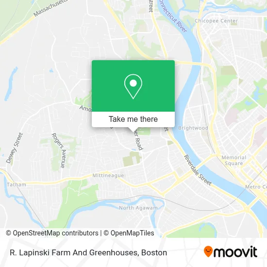 R. Lapinski Farm And Greenhouses map