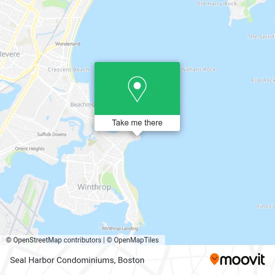 Seal Harbor Condominiums map