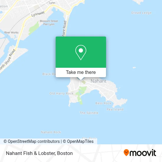 Nahant Fish & Lobster map