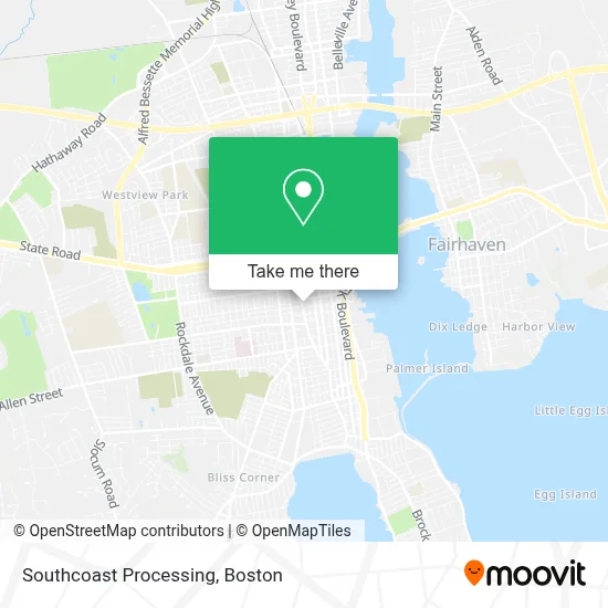 Southcoast Processing map