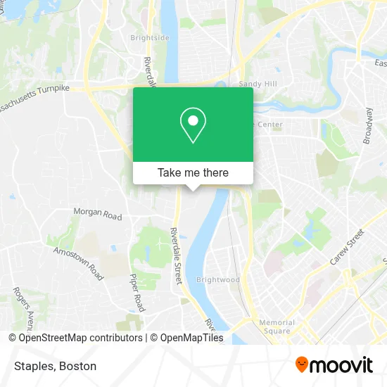 Staples map