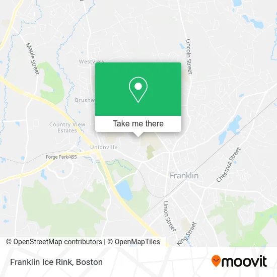 Franklin Ice Rink map