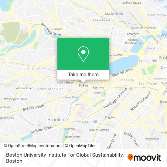 Boston University Institute For Global Sustainability map
