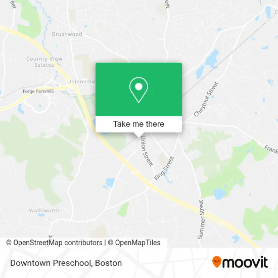 Downtown Preschool map