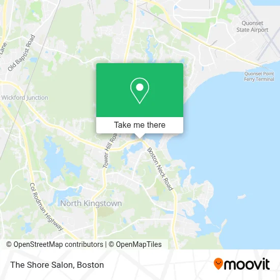 The Shore Salon map