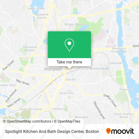 Spotlight Kitchen And Bath Design Center map