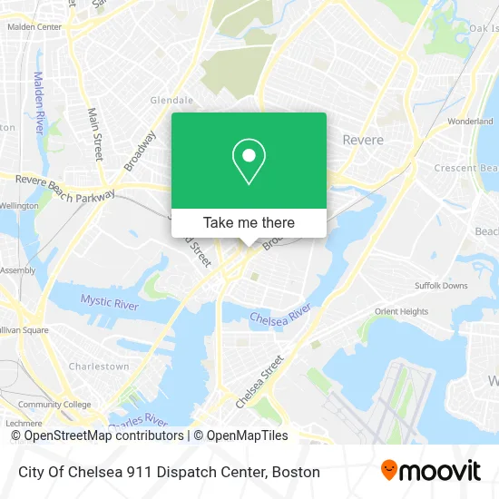 City Of Chelsea 911 Dispatch Center map
