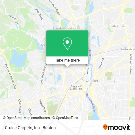Cruise Carpets, Inc. map