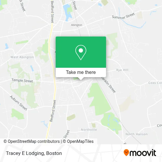 Tracey E Lodging map