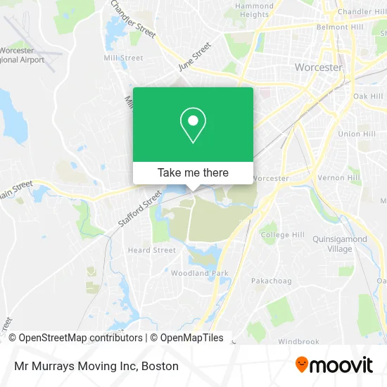 Mr Murrays Moving Inc map