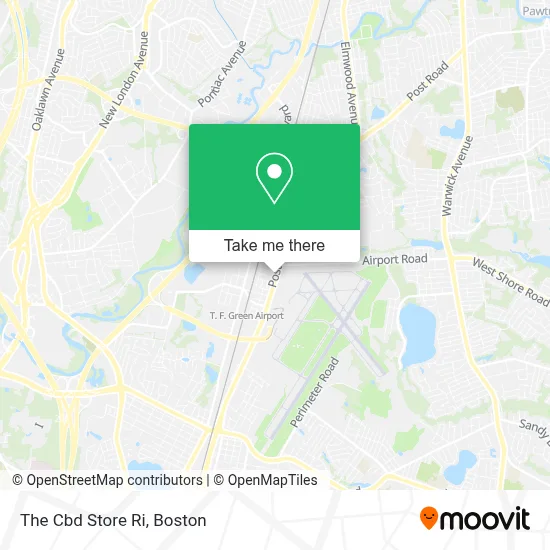 The Cbd Store Ri map
