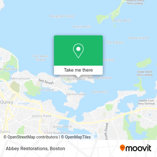 Abbey Restorations map