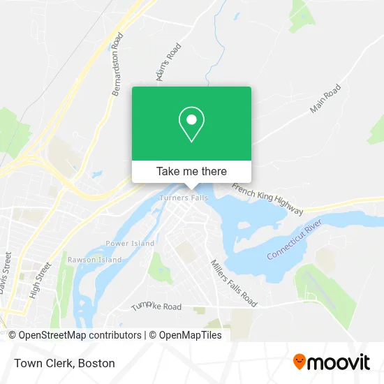 Town Clerk map