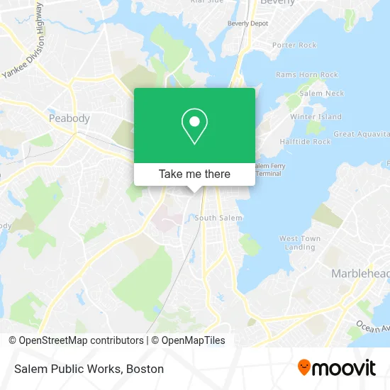 Salem Public Works map