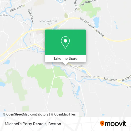 Michael's Party Rentals map