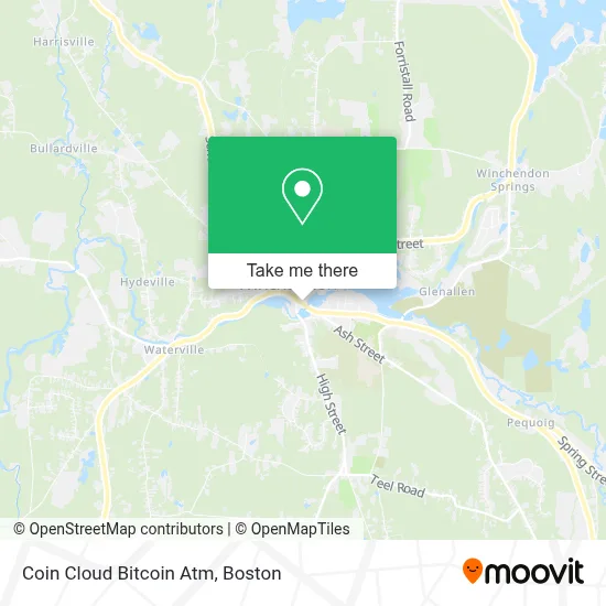Coin Cloud Bitcoin Atm map