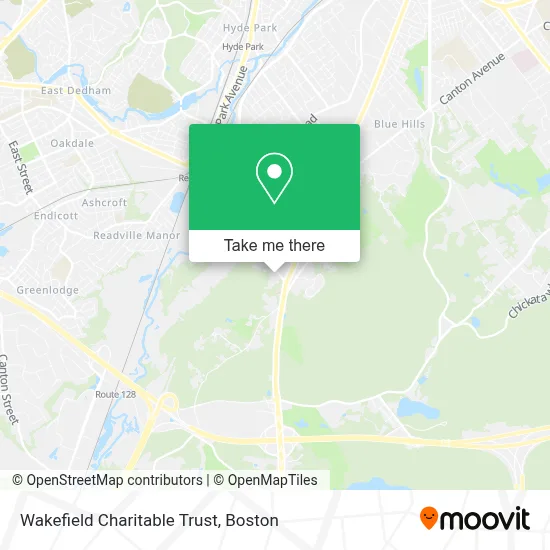Wakefield Charitable Trust map