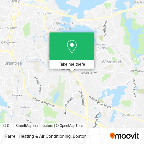 Farrell Heating & Air Conditioning map