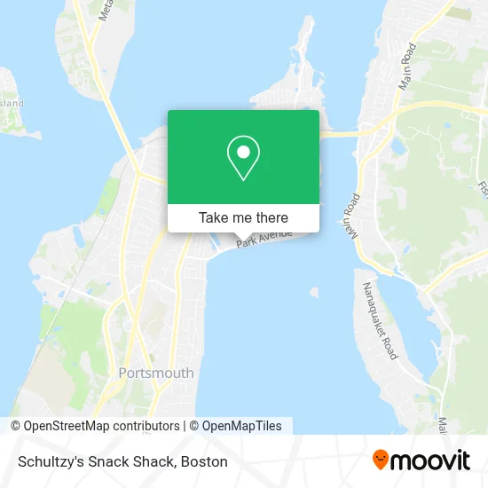 Schultzy's Snack Shack map