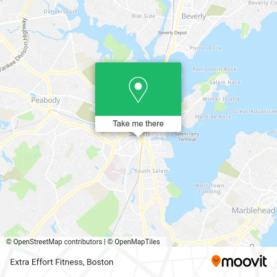 Extra Effort Fitness map