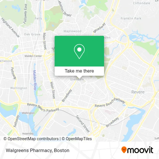 Walgreens Pharmacy map
