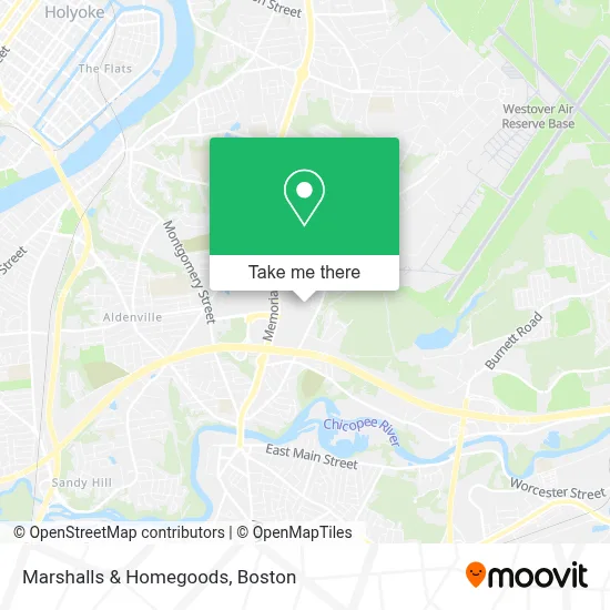 Marshalls & Homegoods map