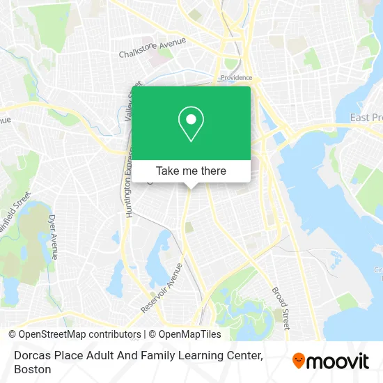 Dorcas Place Adult And Family Learning Center map