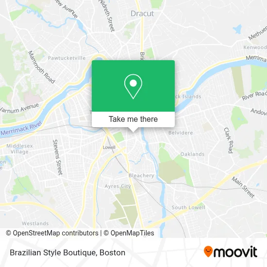 Brazilian Style Boutique map