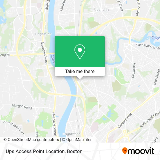 Ups Access Point Location map