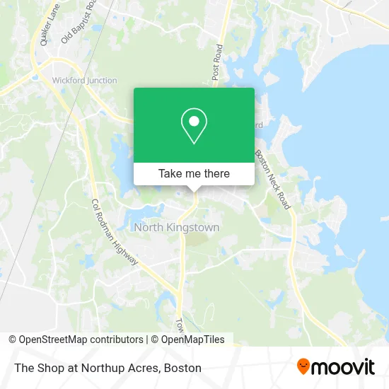 The Shop at Northup Acres map