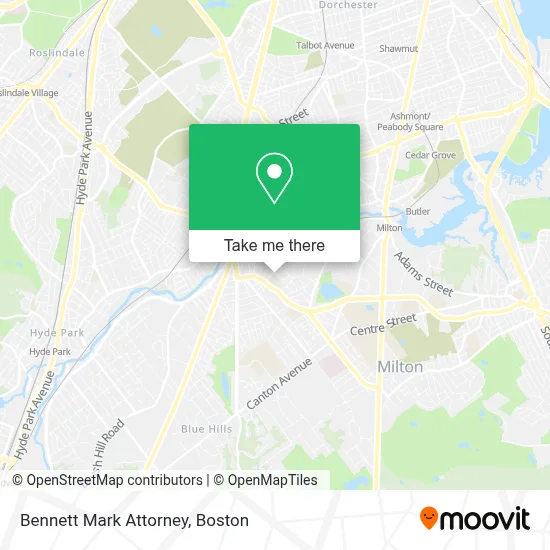 Bennett Mark Attorney map