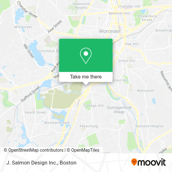 J. Salmon Design Inc. map