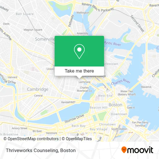 Thriveworks Counseling map