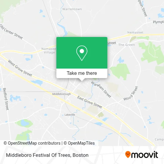 Middleboro Festival Of Trees map