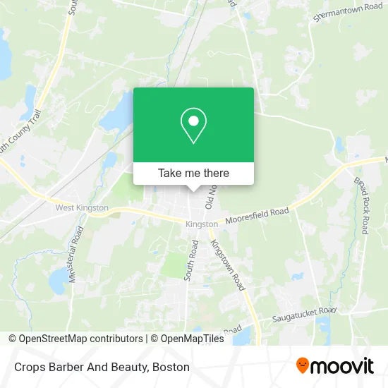 Crops Barber And Beauty map