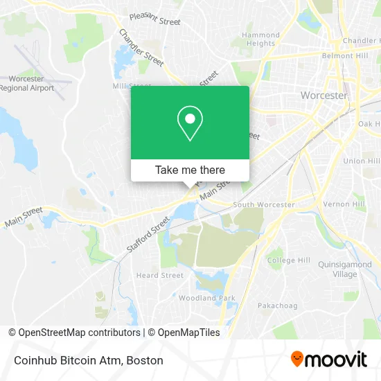 Coinhub Bitcoin Atm map