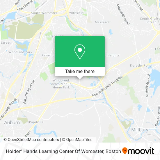 Holden' Hands Learning Center Of Worcester map
