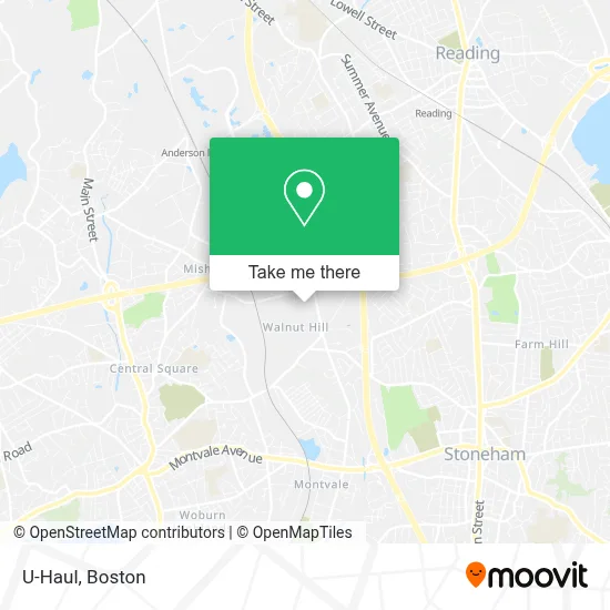 U-Haul map