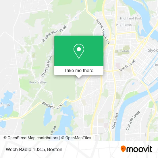 Wcch Radio 103.5 map