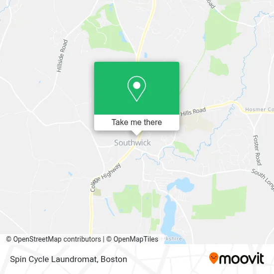 Spin Cycle Laundromat map