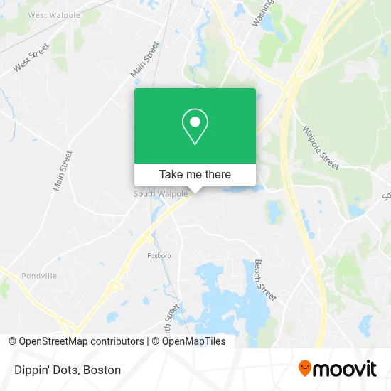 Dippin' Dots map
