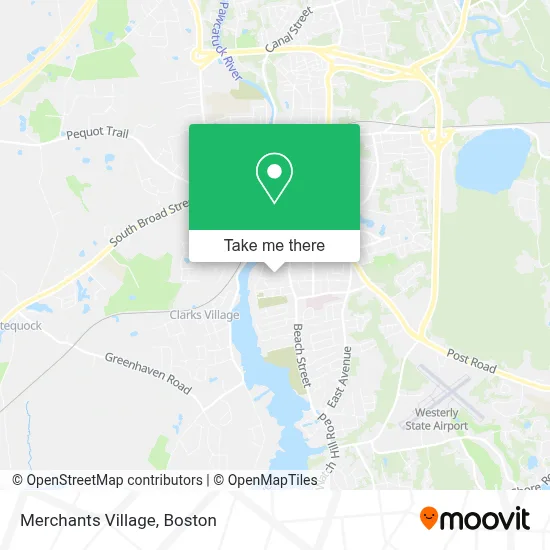 Merchants Village map