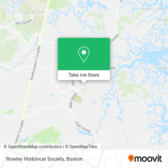 Rowley Historical Society map